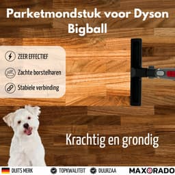 Maxorado Parketmondstuk voor harde vloeren - geschikt voor Dyson Big Ball, Big Ball 2, Cinetic, CY22, CY23 - stofzuiger borstel - opzetstuk — thumbnail 5