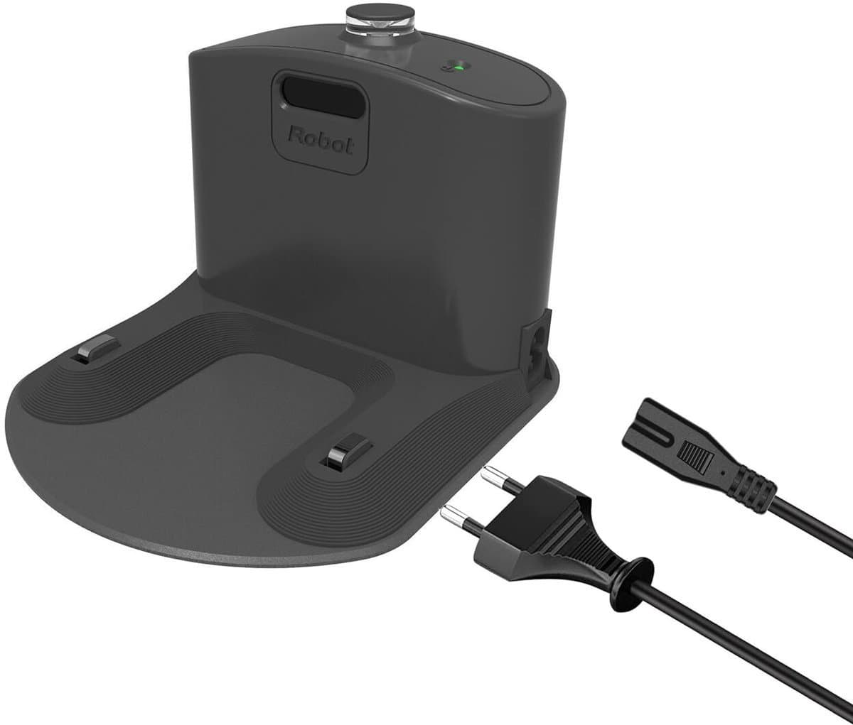 casalora - Oplaadstation – Oplaadstandaard accessoires compatibel met iRobot Roomba E5 E6 I1 I3 I4 I6 I7 I8 500 600 700 800 900 serie stofzuiger – Met netsnoer – Zwart — afbeelding 1