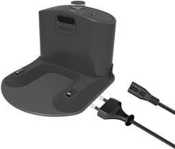 casalora - Oplaadstation – Oplaadstandaard accessoires compatibel met iRobot Roomba E5 E6 I1 I3 I4 I6 I7 I8 500 600 700 800 900 serie stofzuiger – Met netsnoer – Zwart — thumbnail 1