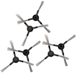 Vervangende zijkwast, accessoires voor robotstofzuiger, geschikt voor Dreame robotstofzuiger, geschikt voor S10 S20/S30/X10/X20/W10S zijborstel accessoires, set van 20 - zwart — thumbnail 1