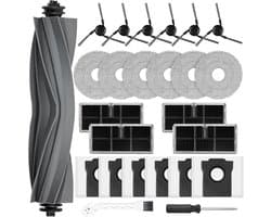 Accessoireset voor Mova E40 Ultra Robotstofzuiger - 24 Delen - Inclusief Hoofdborstel, Stofzakken en HEPA-filters - ShopVlot