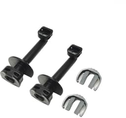 2stuks - elleboog uitlaatbuis - Geschikt voor hogedrukreinigers - Geschikt voor Karcher K2, K3 - Praktische elleboog uitlaatbuisfittingen - Artikelnummer 4.064-047.0 - Geschikt voor Karcher autowasstraten - Zwart, zilver — thumbnail 1