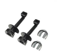 2stuks - elleboog uitlaatbuis - Geschikt voor hogedrukreinigers - Geschikt voor Karcher K2, K3 - Praktische elleboog uitlaatbuisfittingen - Artikelnummer 4.064-047.0 - Geschikt voor Karcher autowasstraten - Zwart, zilver