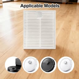 Dailygoods- HEPA-filter 5 stuks - Vervangende Filteraccessoires - Geschikt voor Roborock Q7 M5/Q7 L5 - Herbruikbaar/Washable - Filtert 99,98% van de Deeltjes - Stofzuigerfilter — thumbnail 5