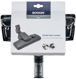 SQOON® combi zuigmond 35 mm met klik geschikt voor Miele stofzuigers - Gelijk aan model: 7253820 - met parkeerstand en Miele buisklik-systeem — thumbnail 1