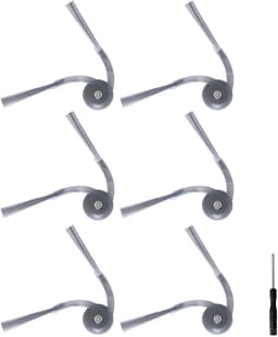 Dailygoods- Zijborstels - Compatibel met Roborock Q Revo Curv/Edge - Vervangbare borstels - Efficiënte reiniging - Hoogwaardige kwaliteit - Eenvoudige installatie - Stofzuigerborstels — thumbnail 4