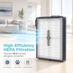 HEPA filters set van 4 - vervangingsaccessoires - wasbaar - efficiënt voor Robo.rock Q10 S5/Q10 S5+ - ShopVlot — thumbnail 2