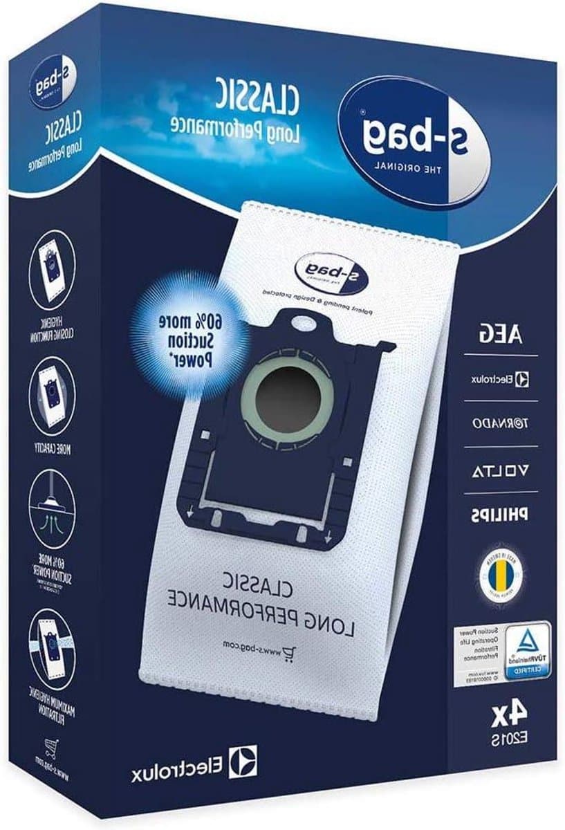 Stofzuigerzakken - S-bag - Stofzuigen - 50% langere levensduur - 4 stuks - Wit — afbeelding 1