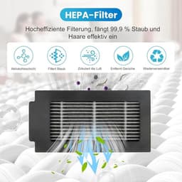 25-delige accessoireset voor Ecovacs Deebot T50 Pro Omni/T50 Omni/T50 Pro Omni Gen2 robotstofzuiger, met 2 hoofdborstels, 4 filters, 6 zijborstels, 6 stofzakken, 6 dweilpads, 1 reinigingsborstel — thumbnail 3