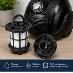 SQOON® Filterset geschikt voor Bosch Relaxx’x ProSilence stofzuiger - Gelijk aan 00656674 - Vervangingsfilter voor optimale filtratie en zuigkracht — thumbnail 5