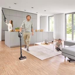 Draadloze steelstofzuiger BBS8214 - Hoge zuigkracht - Zeer lange werktijd - 1x 4.0Ah accu - Wit — thumbnail 3