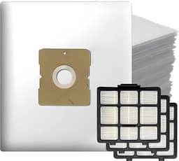 30x Stofzuigerzakken, 3x HEPA filter geschikt voor Inventum ST306 ST307 ST308 stofzuigers - Vervanging stofzakken SZ300 21200900119, 21200900120 en 21200900010 — thumbnail 1