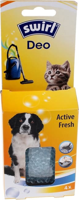 Swirl geurzakjes 'Active Fresh' - 4 zakjes deo geur parels - stofzuigerverfrisser geurkorrels voor in de stofzuiger — thumbnail 1