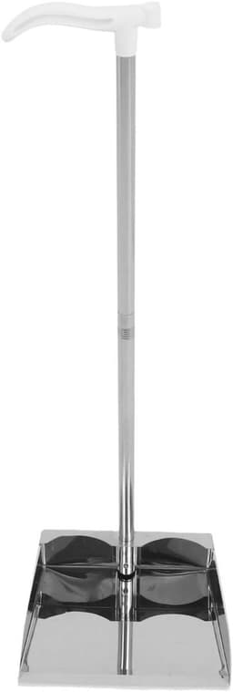 Roestvrijstalen Stofpan - Lange steel - Comfortabel schoonmaken - Ergonomisch ontwerp - 24.7 x 21 cm - Zilver — thumbnail 1