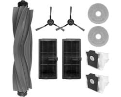 9-Delige Accessoireset geschikt voor Dreame L10s Pro Ultra Heat & L10s Ultra Gen 2 - Onderhoudskit met Hoofdborstel - HEPA Filters - Dweildoeken - Zijborstels - Stofzuigerzakken - Reserveonderdelen Pakket