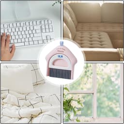 Bezem en veger - Stofschep set - Kleine ruimtes reinigen - Ruimtebesparend ontwerp - 18 cm - Meerdere kleuren — thumbnail 5