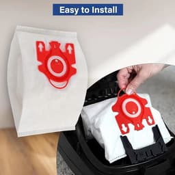 25 - stuks - Geschikt voor vervangende zakken voor Miele HyClean 3D Efficiency GN Classic C1 Complete C2 C3 Series S2000 S5000 S8000 stofzuigers-rood — thumbnail 2