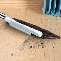 Bezem en Stoffer Set - Stoffer en Blik - Binnen Schoonmaken - Naadloze Vloeraansluiting - 84.5 cm - Blauw — thumbnail 4