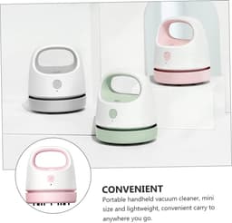Mini Stofzuiger - Bureau Reiniger - Snel Opruimen - Draadloos Oplaadbaar - 99 cm - Roze — thumbnail 5