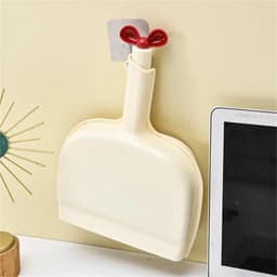 Mini Stoffer Blik - Kleine Bezem - Bureau Schoonmaken - Ruimtebesparend Ontwerp - Compact Formaat - Niet Gespecificeerd — thumbnail 4