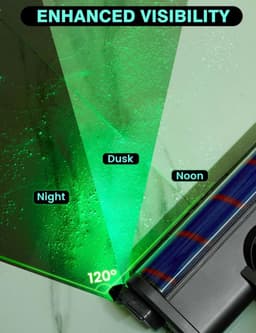 Allecto - LED Stofdisplay Lamp voor Stofzuigers - Ontdek Microscopisch Stof en Dierenharen — thumbnail 3