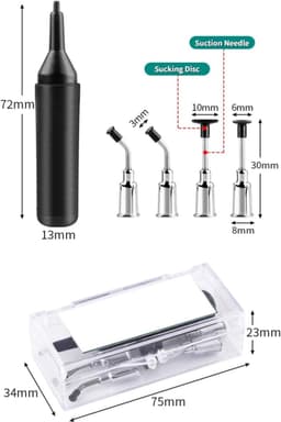 Vacuümpipet SMD - Componenten Pipet - Elektronica Reparatie - Ergonomisch Ontwerp - 7.5 x 4 x 1.9 cm - Niet gespecificeerd — thumbnail 3