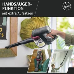 Steelstofzuiger - Draadloze Stofzuiger - Snel Huis Schoonmaken - Lichtgewicht Ontwerp - 111 cm Hoog - Zwart — thumbnail 2