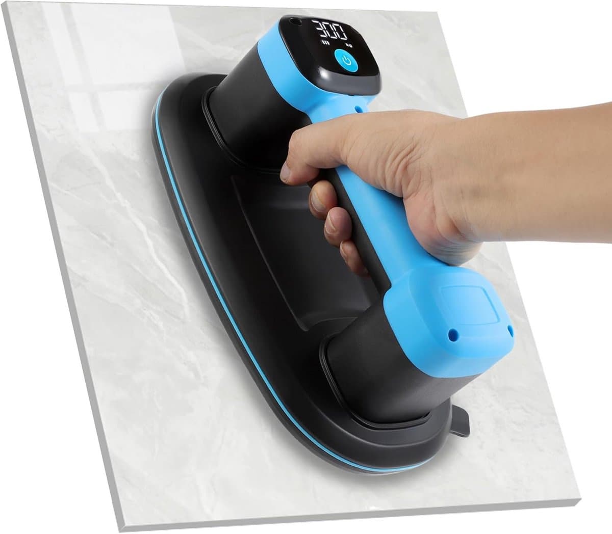 Elektrische vacuümzuiger lift 300 kg - LCD display, 4000 mAh batterij, geschikt voor tegels glas en marmer — afbeelding 1