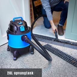 SVN® Bouwstofzuiger Zonder Zak - Alleszuiger Met Accessoires - Stofzuiger - Zwart/Blauw - 33cm x 34cm x 45cm — thumbnail 3