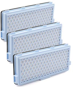 3 stucks Filter voor Miele [Compact C1 & C2 - Complete C2 & C3 - S8340] - Vervangfilters Compatibel met Miele stofzuigers S4000 - S5000 -S6000 — thumbnail 1