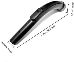 Pistoolgreep - 1 Stuk - Geschikt Voor Miele Stofzuigers Uit De S500, S600, S4, S5, C1, C2, C3, S4000, S5000, S7 En S8 Series - ø35 Mm - Stofzuigeraccessoires - Accessoires - Zwart — thumbnail 2