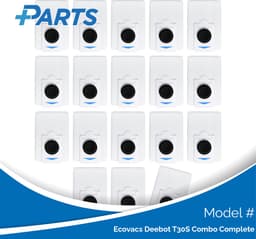 Ecovacs Deebot T30S Combo Complete Stofzakken (18 Stuks, Plus.Parts® alternatief voor DDB030028) — thumbnail 1