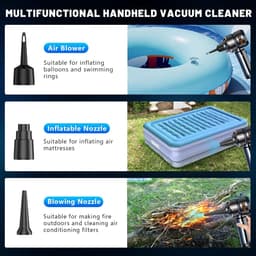Lexium Kruimeldief snoerloos – Kruimeldief met steel – Nat&Droog – Handstofzuiger – Extreme zuigkracht – Kruimeldief snoerloos – Kruimelzuiger – Jouw ultieme schoonmaakpartner – Kruimelzuiger – Autostofzuiger – Handstofzuiger - Draadloos — thumbnail 3