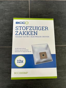 BCC universele stofzuiger zak 12 stuks voor Hoover, Electrolux, BCC type 1900P 1900 1900MP — thumbnail 1