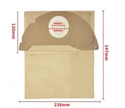 Stofzuigerzakken - Geschikt voor Kärcher WD2 - 10 Stuks - Stofzakken - Reservezakken - Zak 6.904-322.0 - Geschikt voor Kärcher WD2 MV2 WD 2.200 tot WD 2.550 - Papieren Filterzakken - Vervangende — thumbnail 5