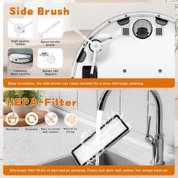 Accessoires Geschikt voor Roborock Qrevo Pro/Qrevo S/Qrevo MaxV, Reserveonderdelen Robot Stofzuiger Stofzakken Hoofdborstel Doeken Filters Zijborstels Reserveonderdelen — thumbnail 3