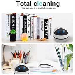 Mini-tafelstofzuiger: draagbare draadloze mini-tafelstofzuiger, USB-oplaadbare handstofzuiger, hoog zuigvermogen, mini-tafelstofzuiger voor bureau, reiniging van — thumbnail 2