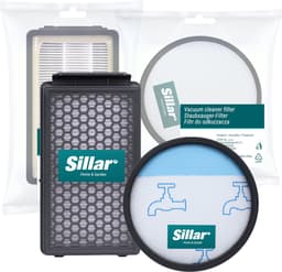Sillar 2x stofzuigerfilters voor stofzuiger zonder zak - filterset - HEPA, wasbaar schuimfilter - anti-allergeen - geschikt voor Rowenta Tefal Compact Power - vervanging voor filters ZR903501 RS-RT900574 ZR005901 — thumbnail 1