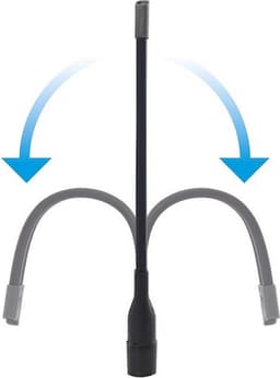 Numatic NVA-FLEXI Flexibele Spleetzuigmond Zwart — thumbnail 2