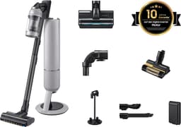 Draadloze steelstofzuiger - SAMSUNG BESPOKE AI Jet lite pet VS80F28ELP - 770 W - 280 AW - 60 min - 0,5 L - 86 dB - Grijs — thumbnail 1