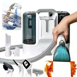 REDOM Stofzuiger 12.000 Pa – 3-in-1 Tapijtreiniger met sproeien, borstelen en krachtige zuigkracht – 1800 ml schoonwatertank – Vlekkenreiniger voor bank, tapijt, auto en matras — thumbnail 1