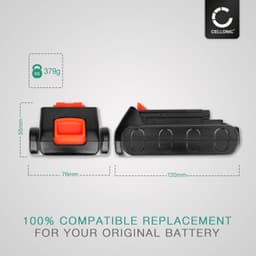 Stofzuigeraccu - 18V - 2000mAh - Lithium Ion — thumbnail 2