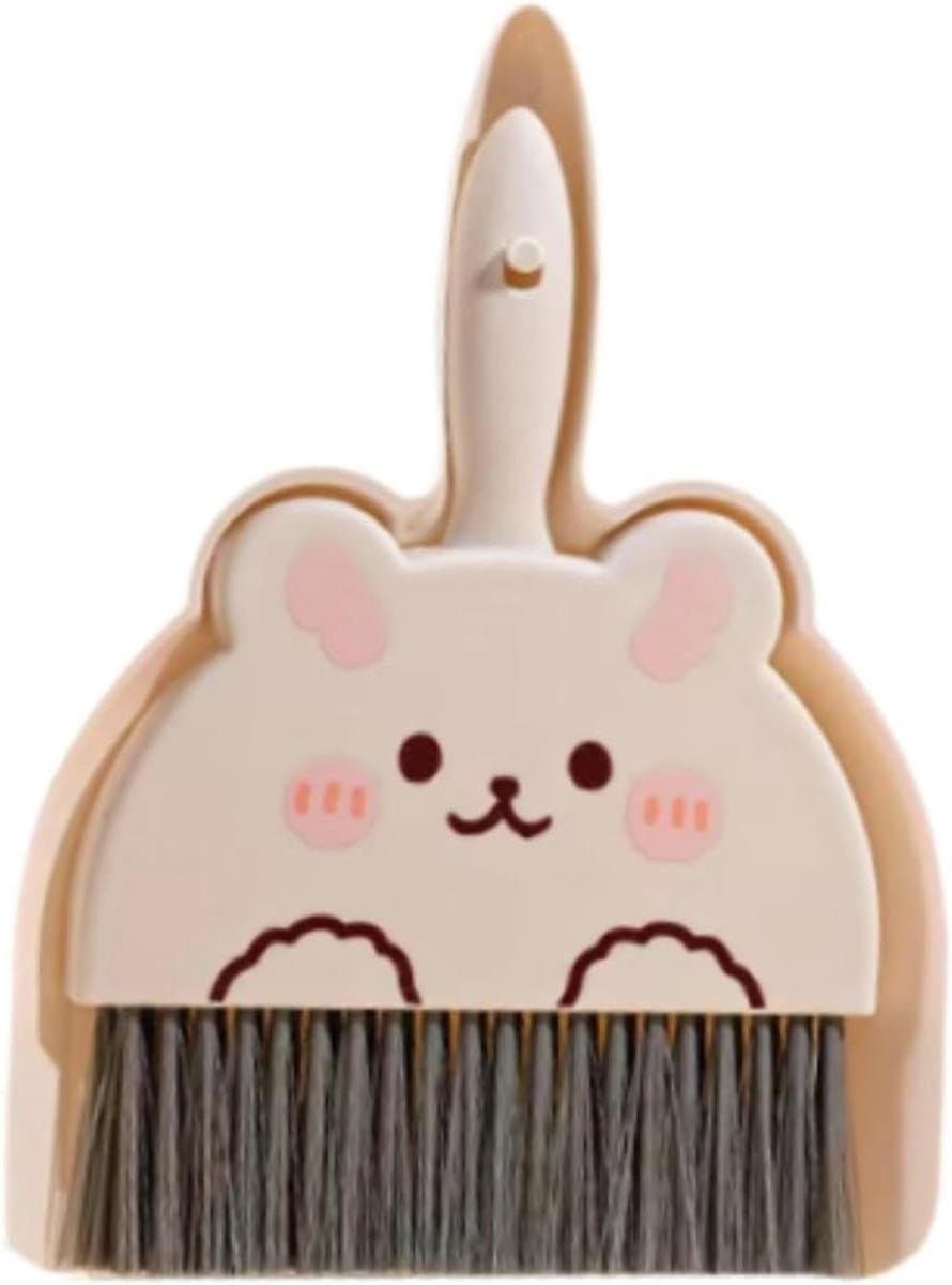 Mini Stoffer en Blik - Kleine Schoonmaakset - Snel Opruimen - Compact Ontwerp - 23 x 18 cm - Grijs — afbeelding 1