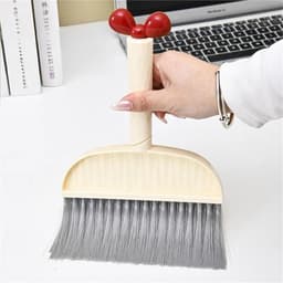 Mini Stoffer Blik - Kleine Bezem - Bureau Schoonmaken - Ruimtebesparend Ontwerp - Compact Formaat - Niet Gespecificeerd — thumbnail 2