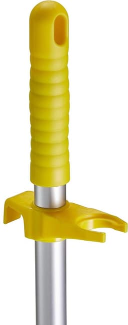 Staande Stofpan - Stofblik met steel - Efficiënt vegen - Hygiënisch ontwerp - 33 x 20 x 8 cm - Geel — thumbnail 5