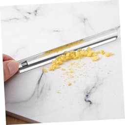 Kruimelveger Tafel - Broodkruimelreiniger - Snel Tafels Schoonmaken - Met Kledingclip - 15 cm - Zilver — thumbnail 2