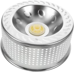 Dweil Emmer - Reinigingsmand - Efficiënt Schoonmaken - Roestvrij Staal Afvoer - 20 cm Breed - Zilver — thumbnail 1