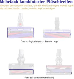 Geschikt voor Zachte pluche strips voor V6- en V7-stofzuigers. — thumbnail 2