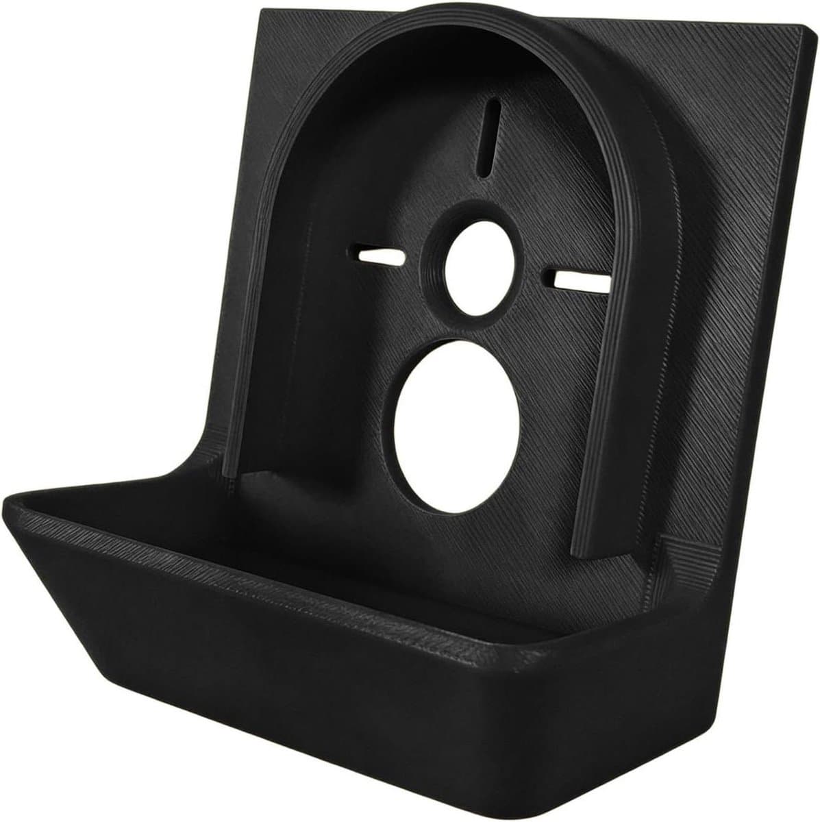 Stofvanger voor boren - Boorstofhulp - Schoon boren - Snelle puinverzameling - 9x8x4cm - Zwart — afbeelding 1