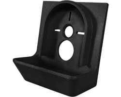 Stofvanger voor boren - Boorstofhulp - Schoon boren - Snelle puinverzameling - 9x8x4cm - Zwart